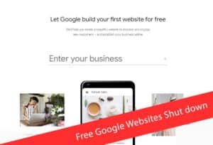 Websites made with Google Business Profiles are turned off New Zealand