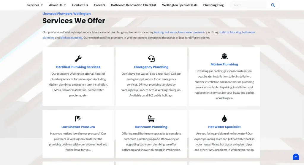 Southern Plumbing 2 local plumbing electrician roofer home improvement web development NZ